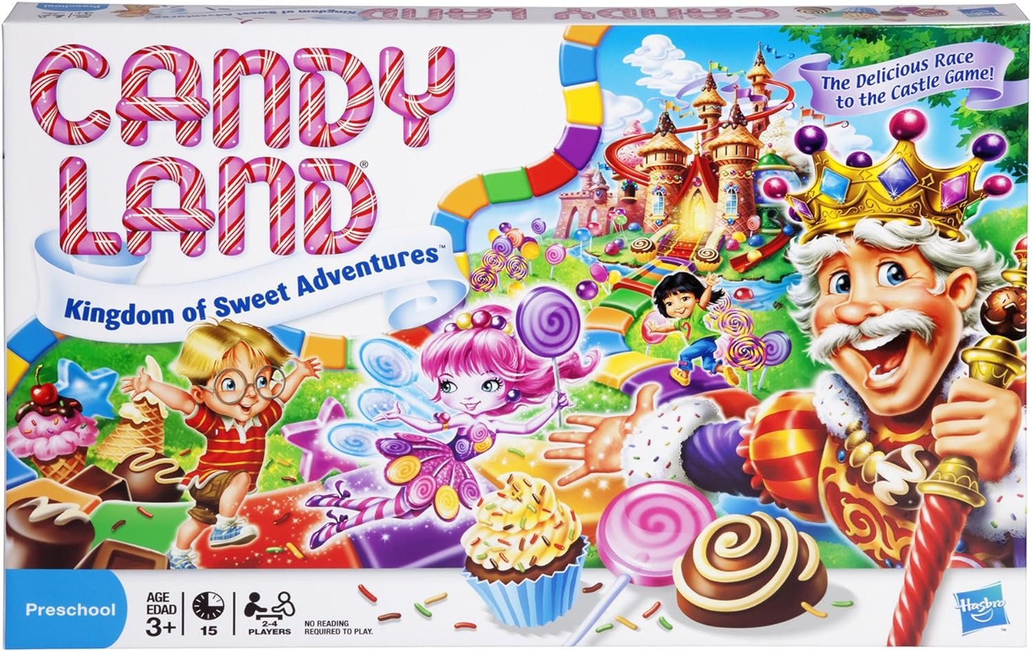 Candy Land: Kingdom of Sweet Adventures Kids Board Game, Preschool Games for 2-4 Players, Kids Board Games, Preschool Games, Ages 3 and Up (Amazon Exclusive)