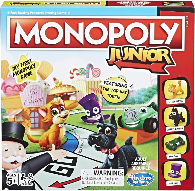 Hasbro Gaming Monopoly Junior Board Game Review